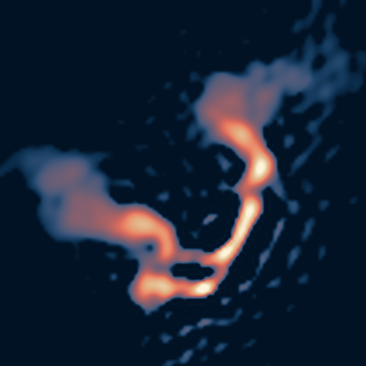 Pyralysis reconstruction of 3C 75